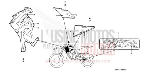 MARK (CR125RS) CR125RS de 1995